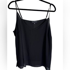 Eloquii NWT Black V Neck Sheer Camisole Top Size 18